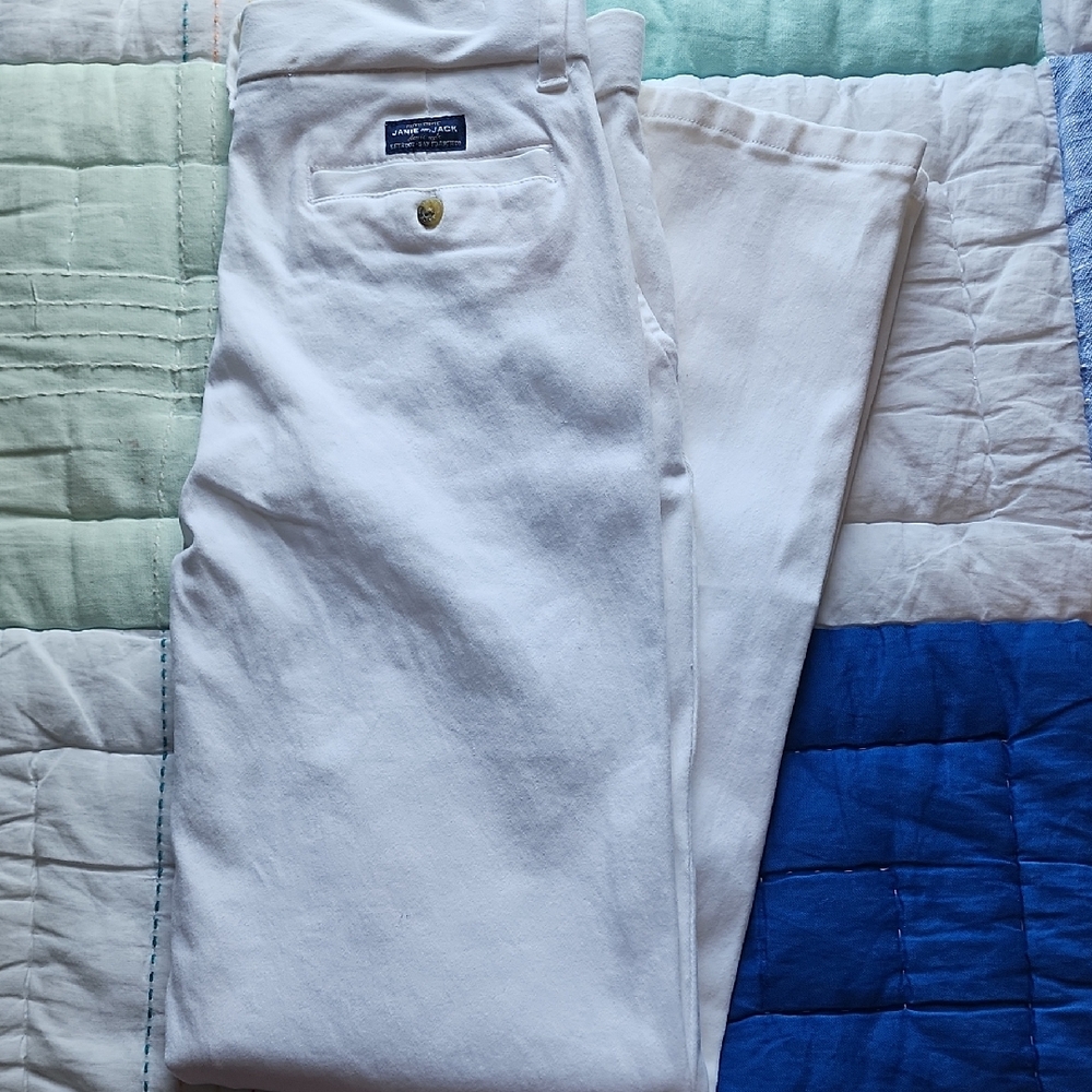 NWT Janie & Jack White Pants Size 12